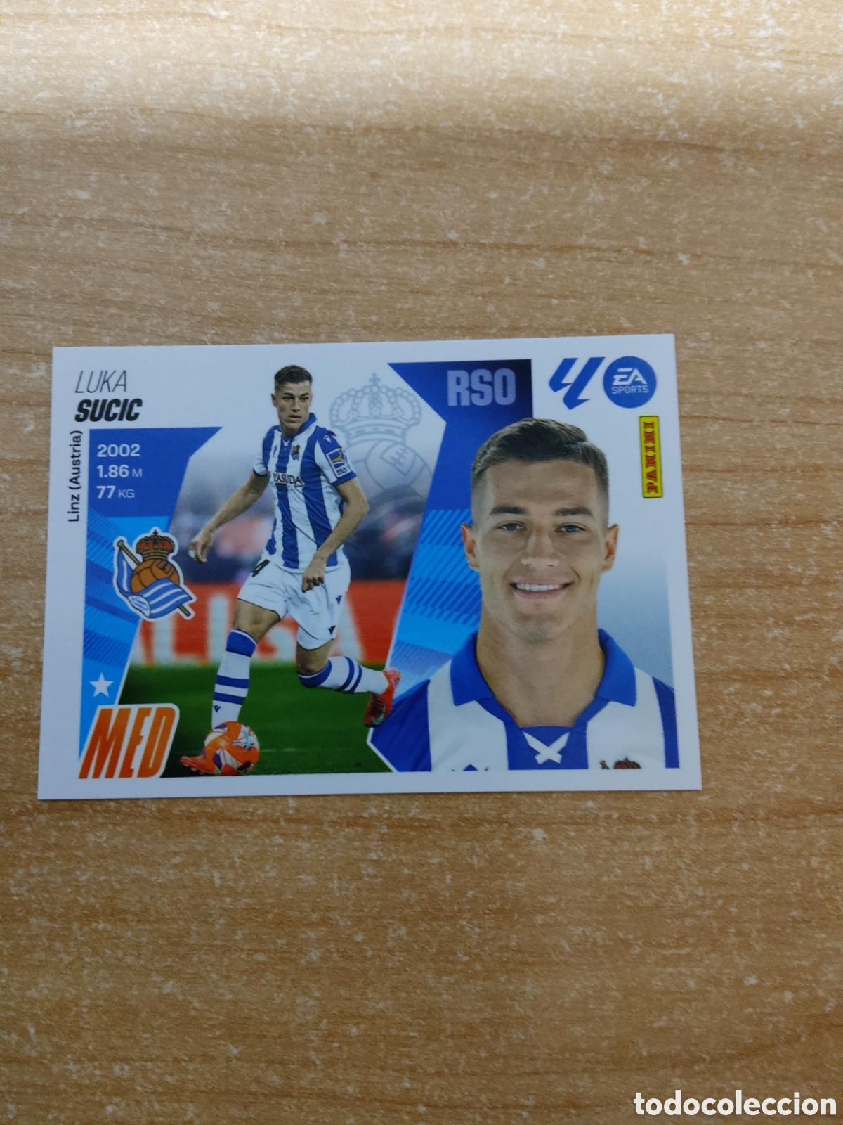 Cromos de f&uacute;tbol: 15 LUKA SUCIC REAL SOCIEDAD LIGA ESTE 2025 2026