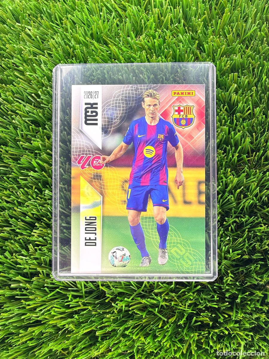 Cromos de f&uacute;tbol: N&ordm; 82 De Jong FC Barcelona Megacracks 26 27