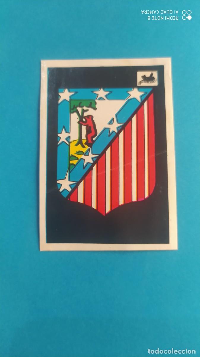 Cromos de f&uacute;tbol: ESCUDO ATLETICO DE MADRID - CHOCOLATES LA CIBELES 1969 -1970 .-69 70 , F
