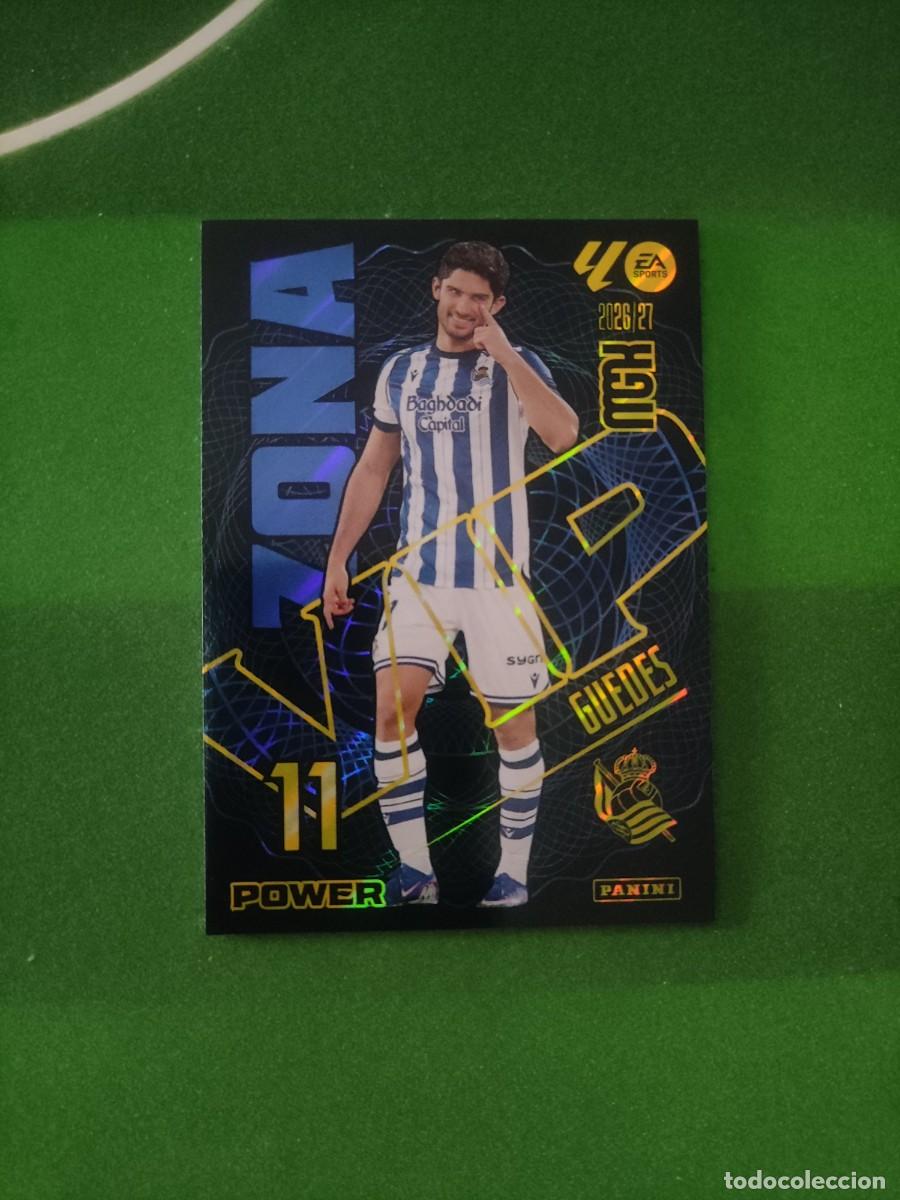 Cromos de f&uacute;tbol: 395 P Guedes Real Sociedad Zona VIP Power Megacracks 2026/27 26/27
