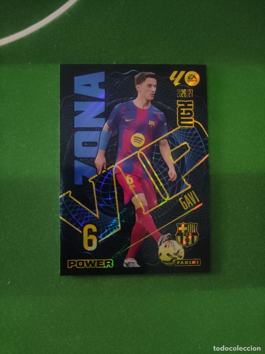 Cromos de f&uacute;tbol: 394 P Gavi Barcelona Zona VIP Power Megacracks 2026/27 26/27