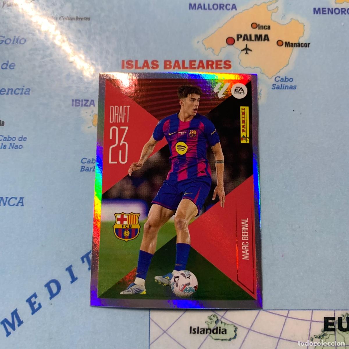 Cromos de f&uacute;tbol: Marc Bernal draft 23 n&uacute;mero 15 Del Barcelona cromo de la liga este 26-27 2026-2027