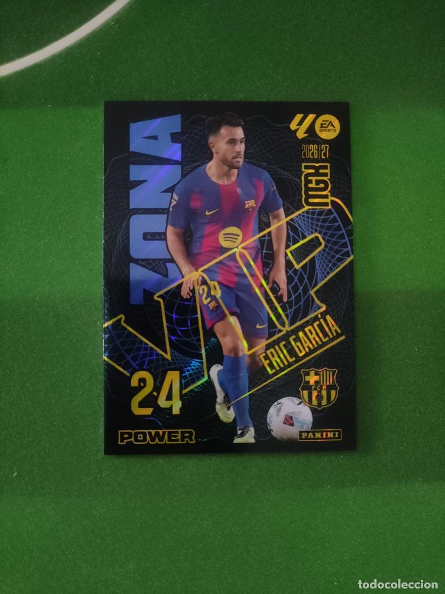 Cromos de f&uacute;tbol: 393 P Eric Garc&iacute;a Barcelona Zona VIP Power Megacracks 2026/27 26/27