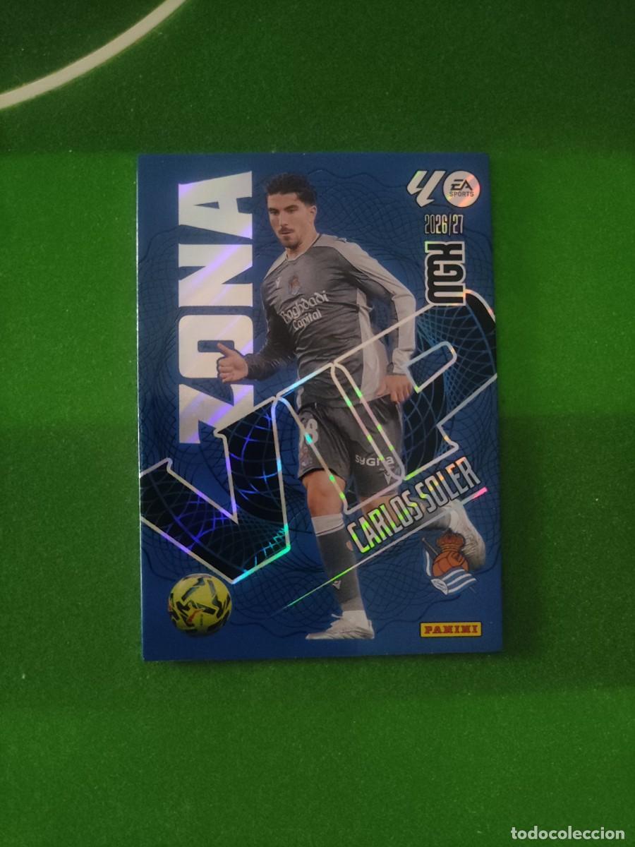 Cromos de f&uacute;tbol: 390 Carlos Soler Real Sociedad Zona VIP Megacracks 2026/27 26/27