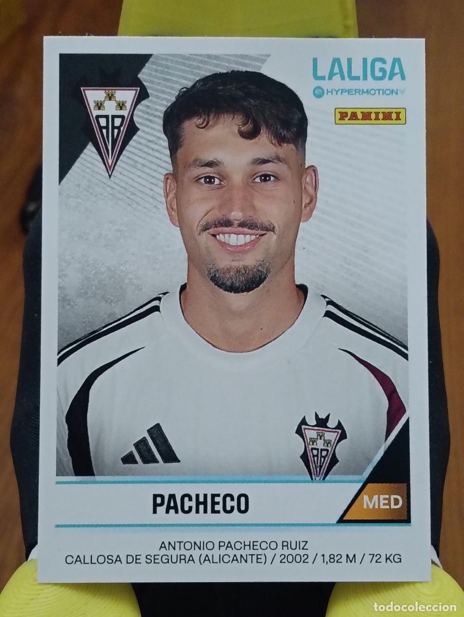 Cromos de f&uacute;tbol: Liga Hypermotion 24/25 - Pacheco - N&deg; 14 - Albacete