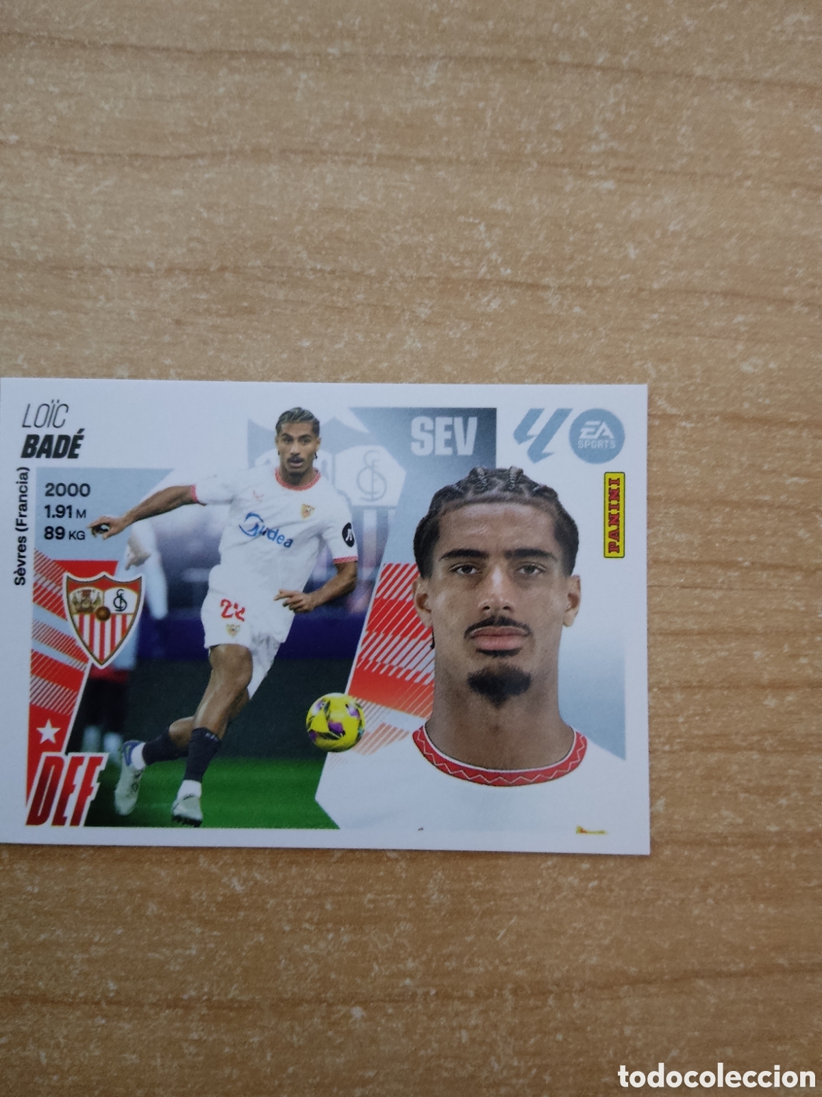Cromos de f&uacute;tbol: 8 BADE SEVILLA LIGA ESTE 2025 2026
