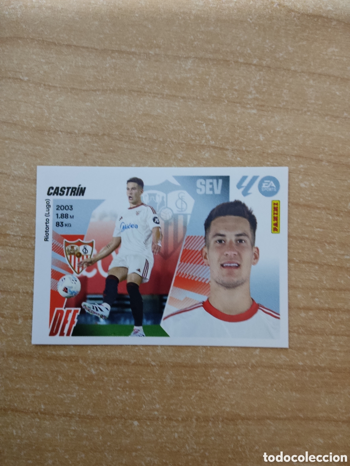 Cromos de f&uacute;tbol: 8 BIS CASTRIN SEVILLA LIGA ESTE 2025 2026