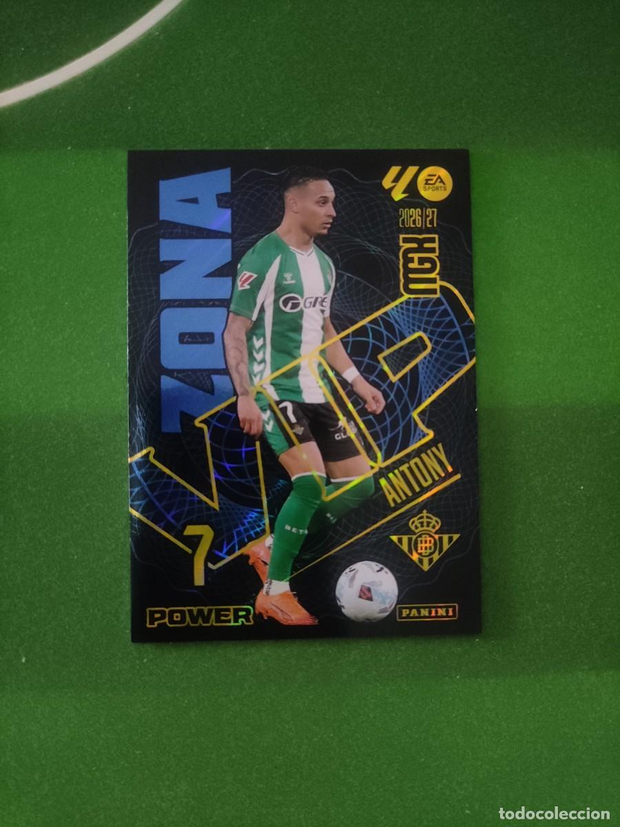 Cromos de f&uacute;tbol: 388 P Antony Betis Zona VIP Power Megacracks 2026/27 26/27