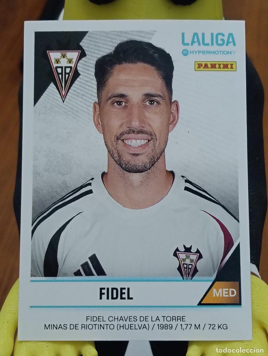 Cromos de f&uacute;tbol: Liga Hypermotion 24/25 - Fidel - N&deg; 15 - Albacete