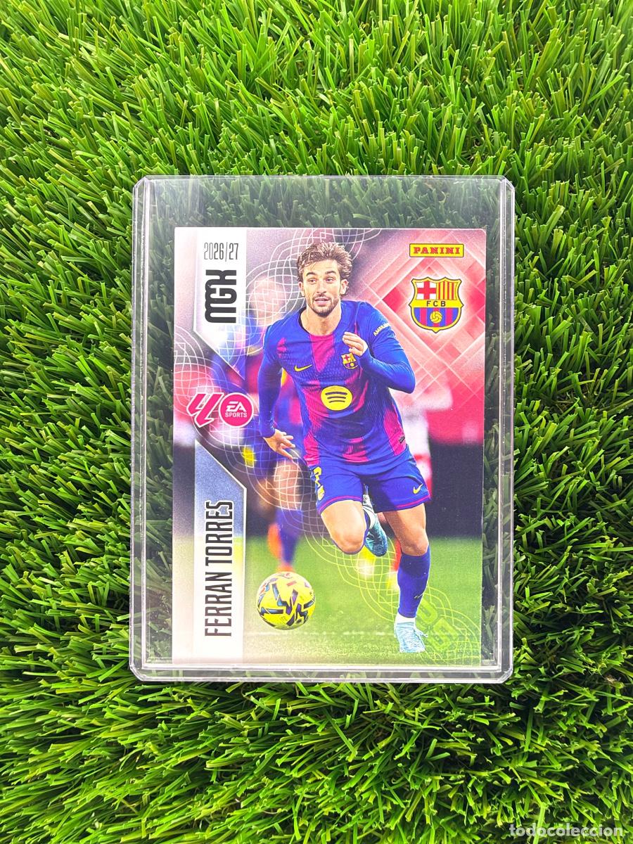 Cromos de f&uacute;tbol: N&ordm; 90 Ferran Torres FC Barcelona Megacracks 26 27