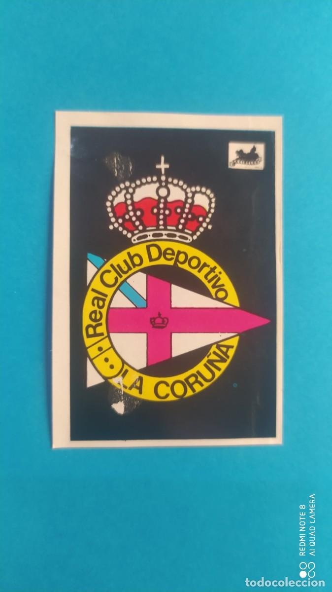 Cromos de f&uacute;tbol: ESCUDO DEPORTIVO LA CORU&Ntilde;A - CHOCOLATES LA CIBELES 1969 -1970 .-69 70 , F