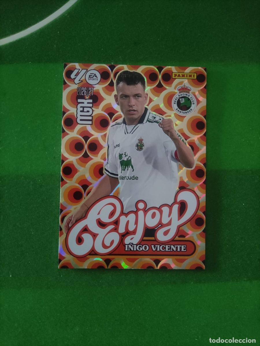 Cromos de f&uacute;tbol: 383 &Iacute;&ntilde;igo Vicente Racing de Santander Enjoy Megacracks 2026/27 26/27