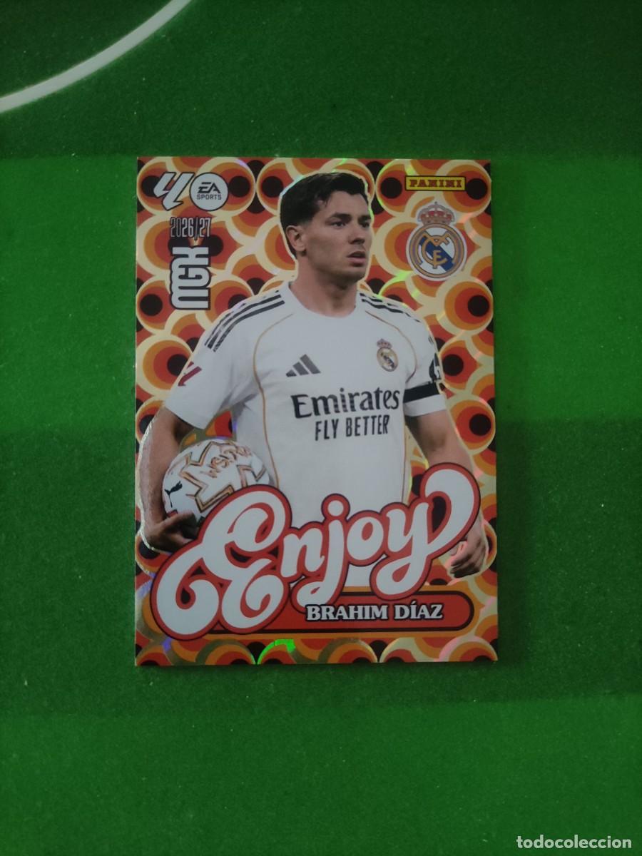 Cromos de f&uacute;tbol: 380 Brahim D&iacute;az Real Madrid Enjoy Megacracks 2026/27 26/27