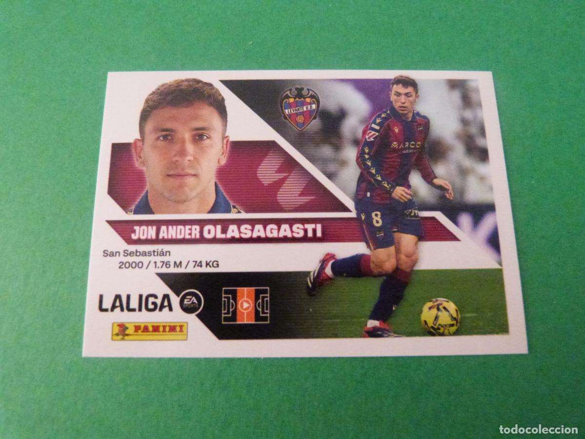 Figurine di Calcio: CROMO FUTBOL OLASAGASTI U.D. LEVANTE SIN PEGAR N&ordm; 12 LIGA ESTE 2026-2027/26-27 PANINI