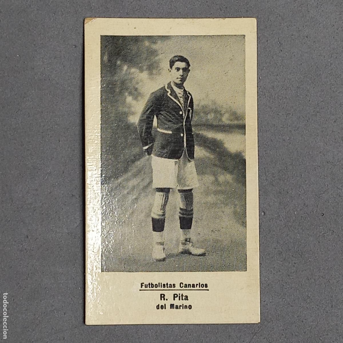 Cromos de Futebol: Futbolistas Canarios Colecci&oacute;n Florisle&ntilde;a. Las Palmas Serie A. N&ordm; 30 R. Pita, Marino FC, a&ntilde;os 20