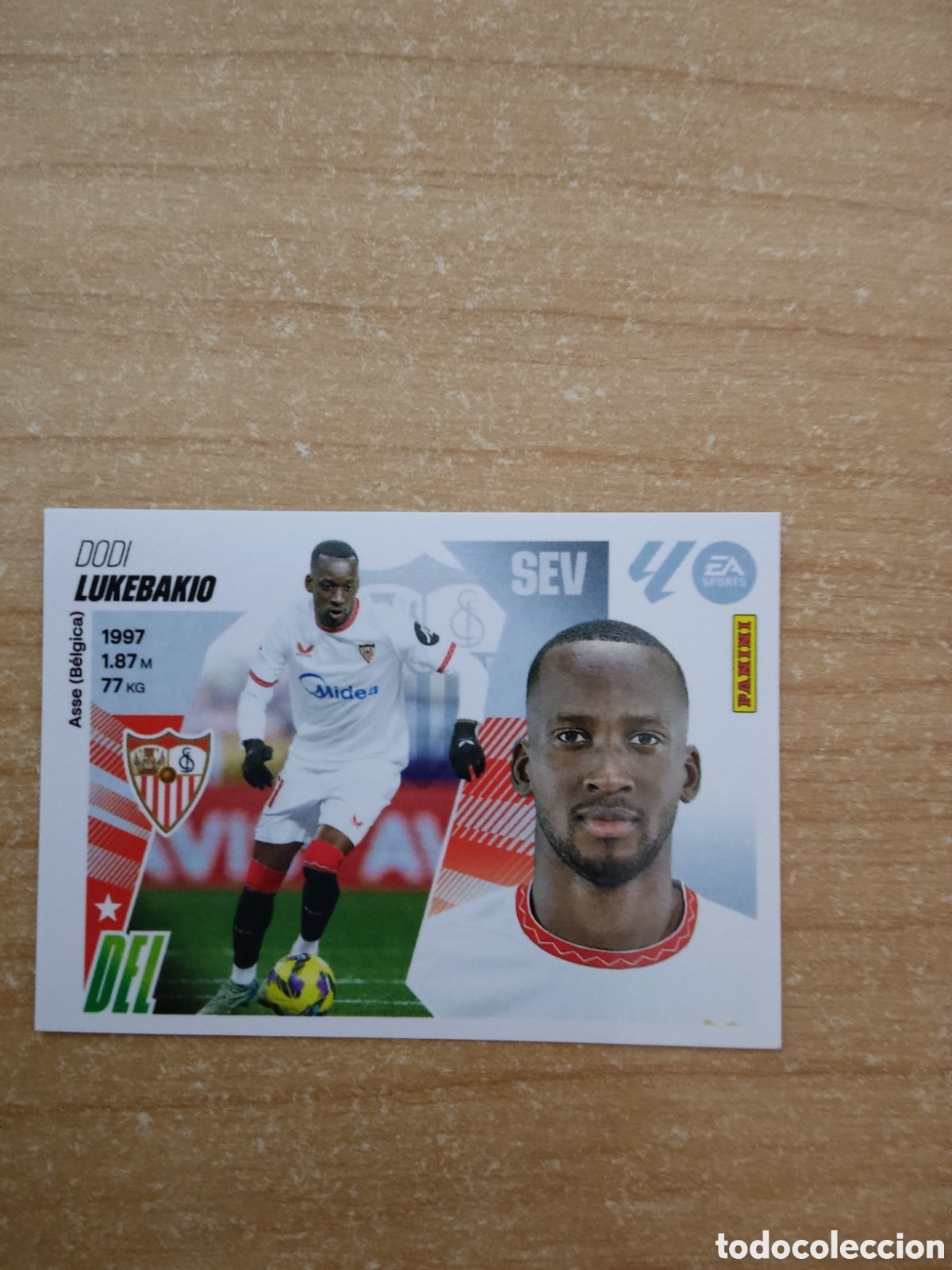 Cromos de f&uacute;tbol: 18 LUKEBAKIO SEVILLA LIGA ESTE 2025 2026