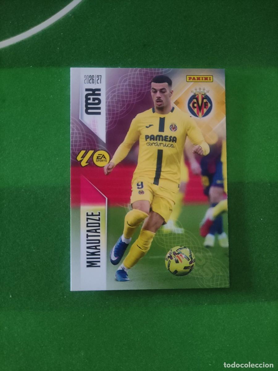 Cromos de f&uacute;tbol: 376 Mikautadze Villarreal Megacracks 2026/27 26/27