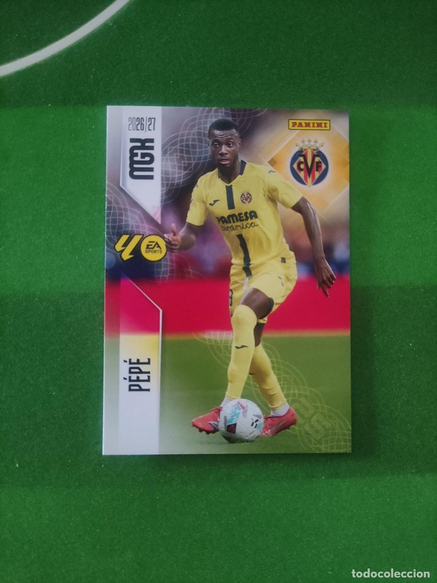 Cromos de f&uacute;tbol: 375 P&eacute;p&eacute; Villarreal Megacracks 2026/27 26/27