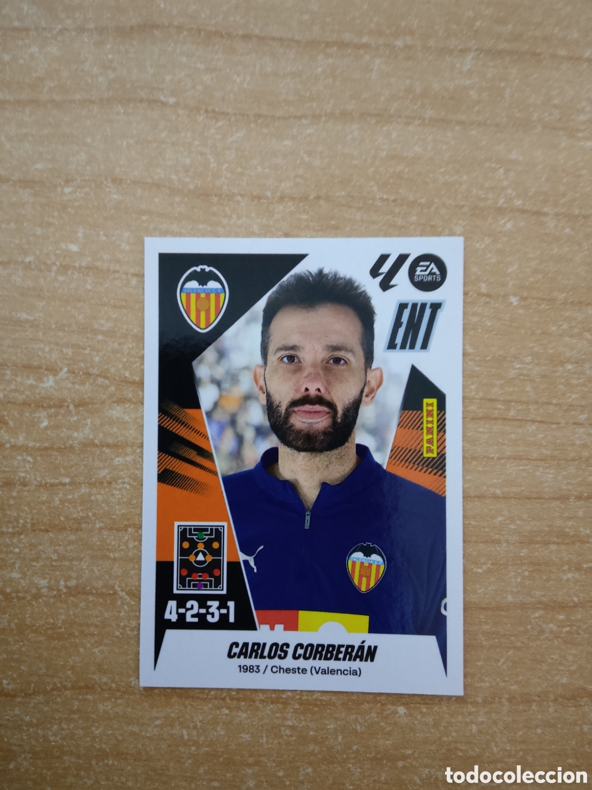 Cromos de f&uacute;tbol: 2 CARLOS CORBERAN VALENCIA LIGA ESTE 2025 2026
