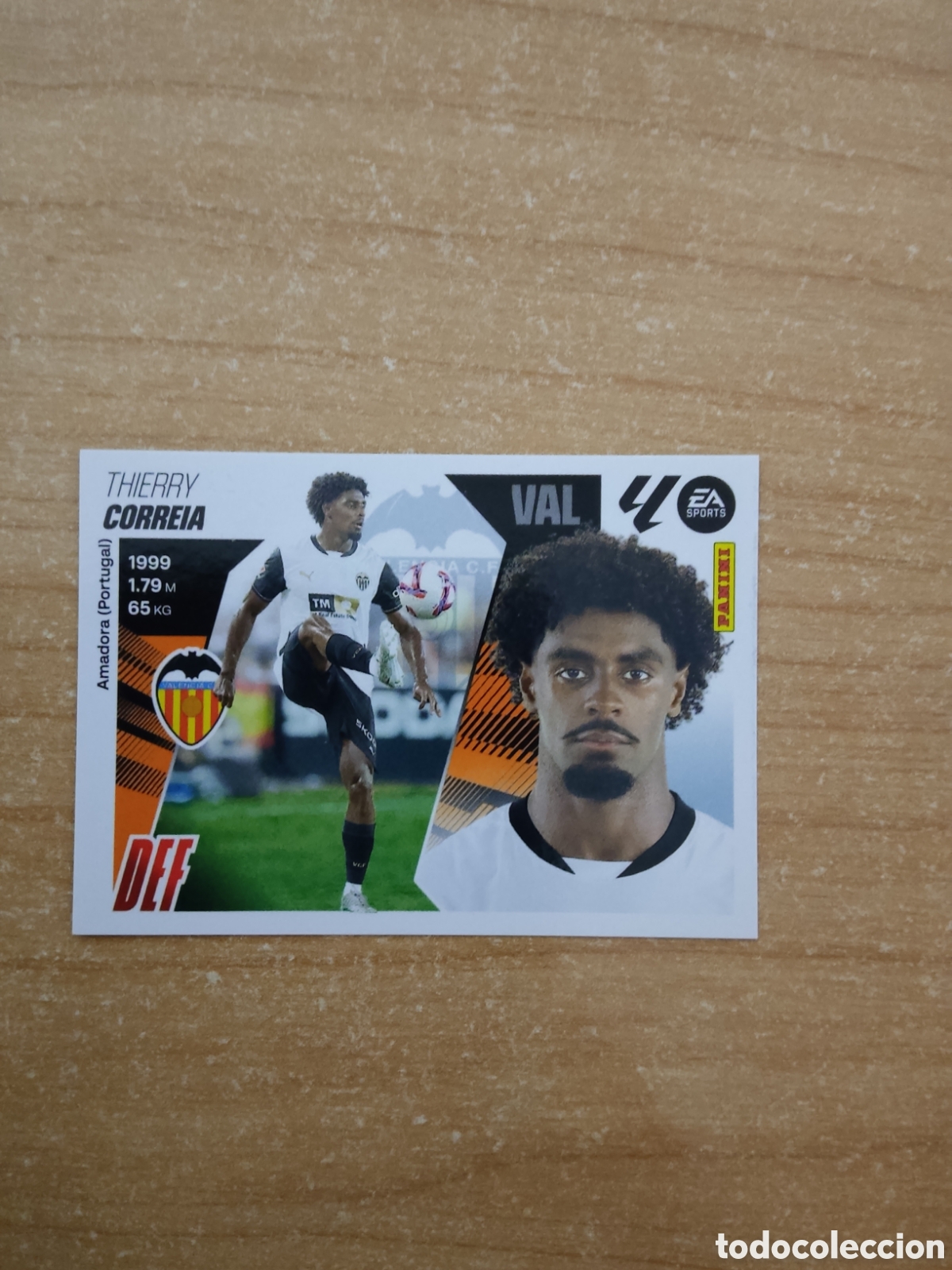 Cromos de f&uacute;tbol: 5 A CORREIA VALENCIA LIGA ESTE 2025 2026