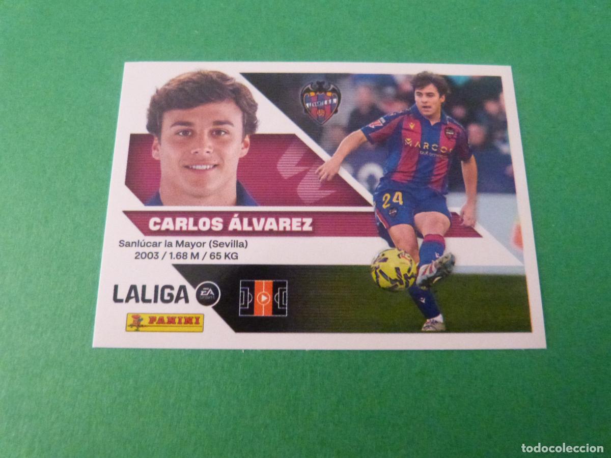 Cromos de f&uacute;tbol: CROMO FUTBOL CARLOS ALVAREZ U.D. LEVANTE SIN PEGAR N&ordm; 15 LIGA ESTE 2026-2027/26-27 PANINI