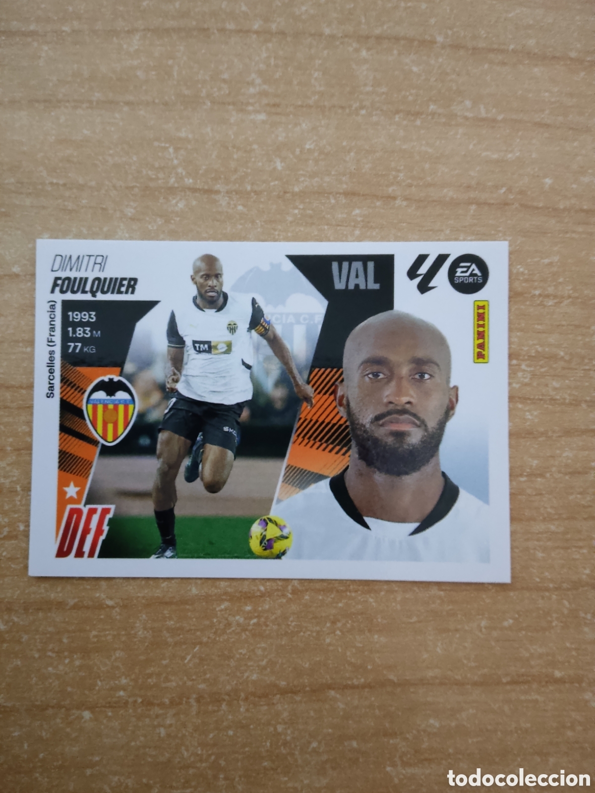 Cromos de f&uacute;tbol: 5 B FOULQUIER VALENCIA LIGA ESTE 2025 2026