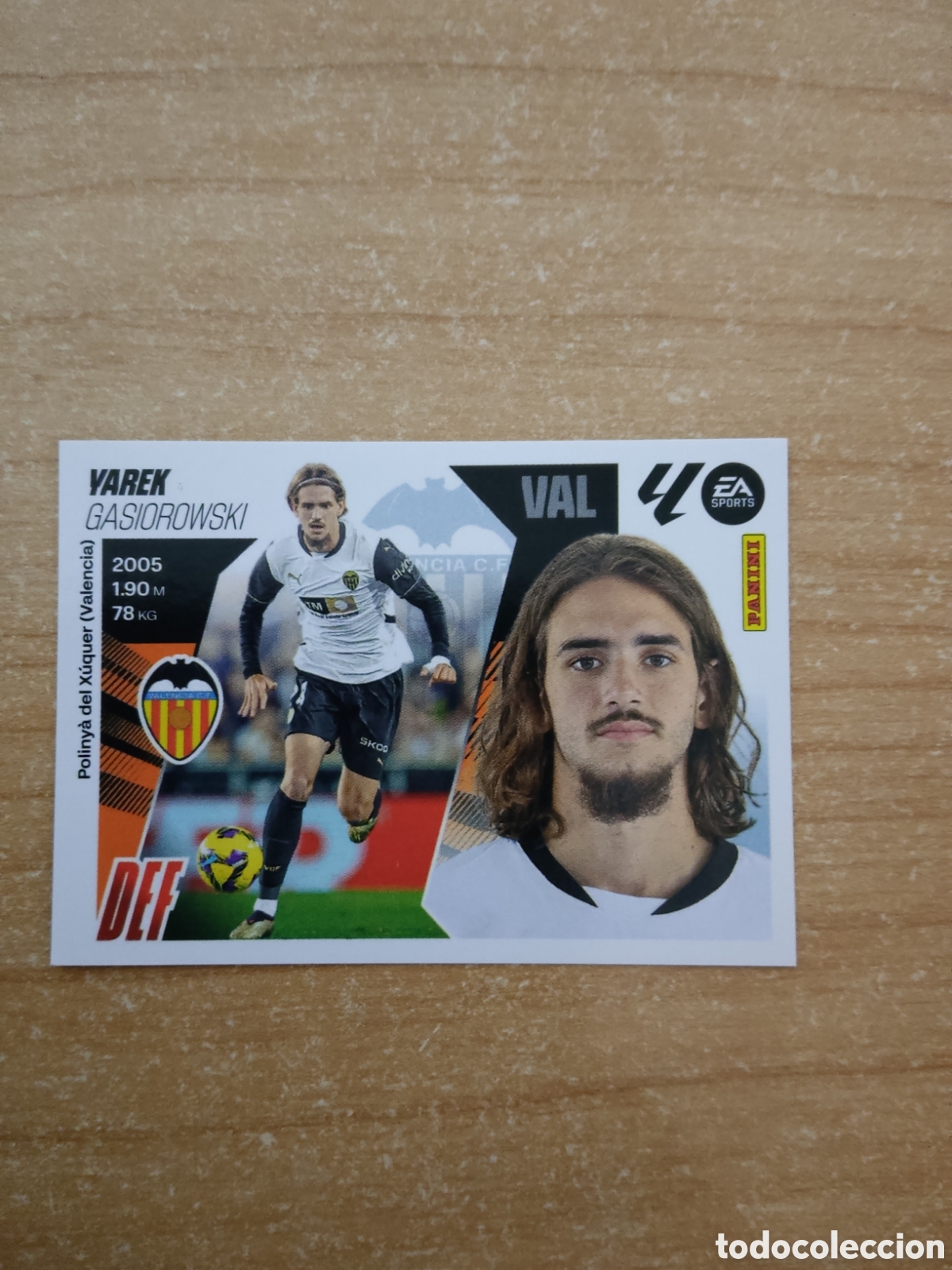 Cromos de f&uacute;tbol: 9 A YAREK VALENCIA LIGA ESTE 2025 2026