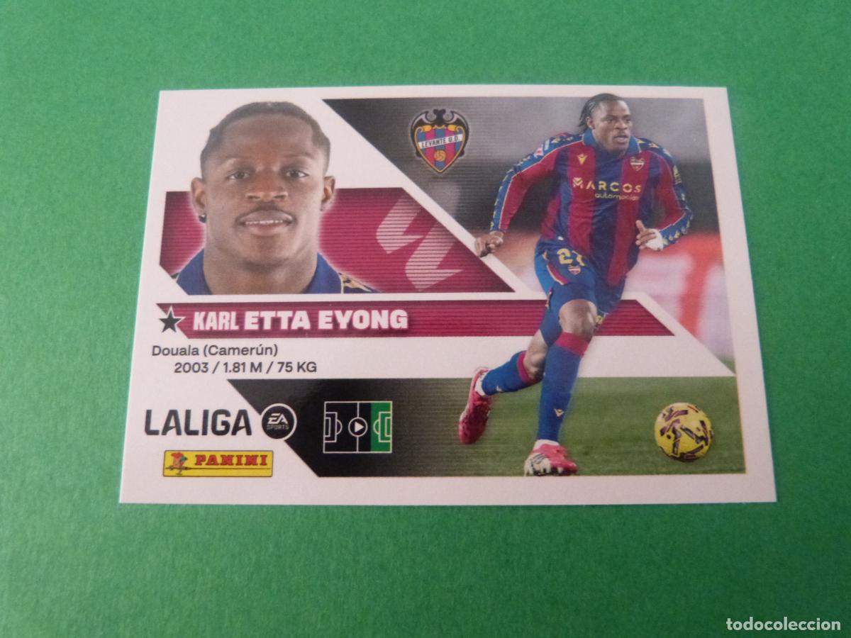 Football Stickers: CROMO FUTBOL ETTA EYONG U.D. LEVANTE SIN PEGAR N&ordm; 19 LIGA ESTE 2026-2027/26-27 PANINI