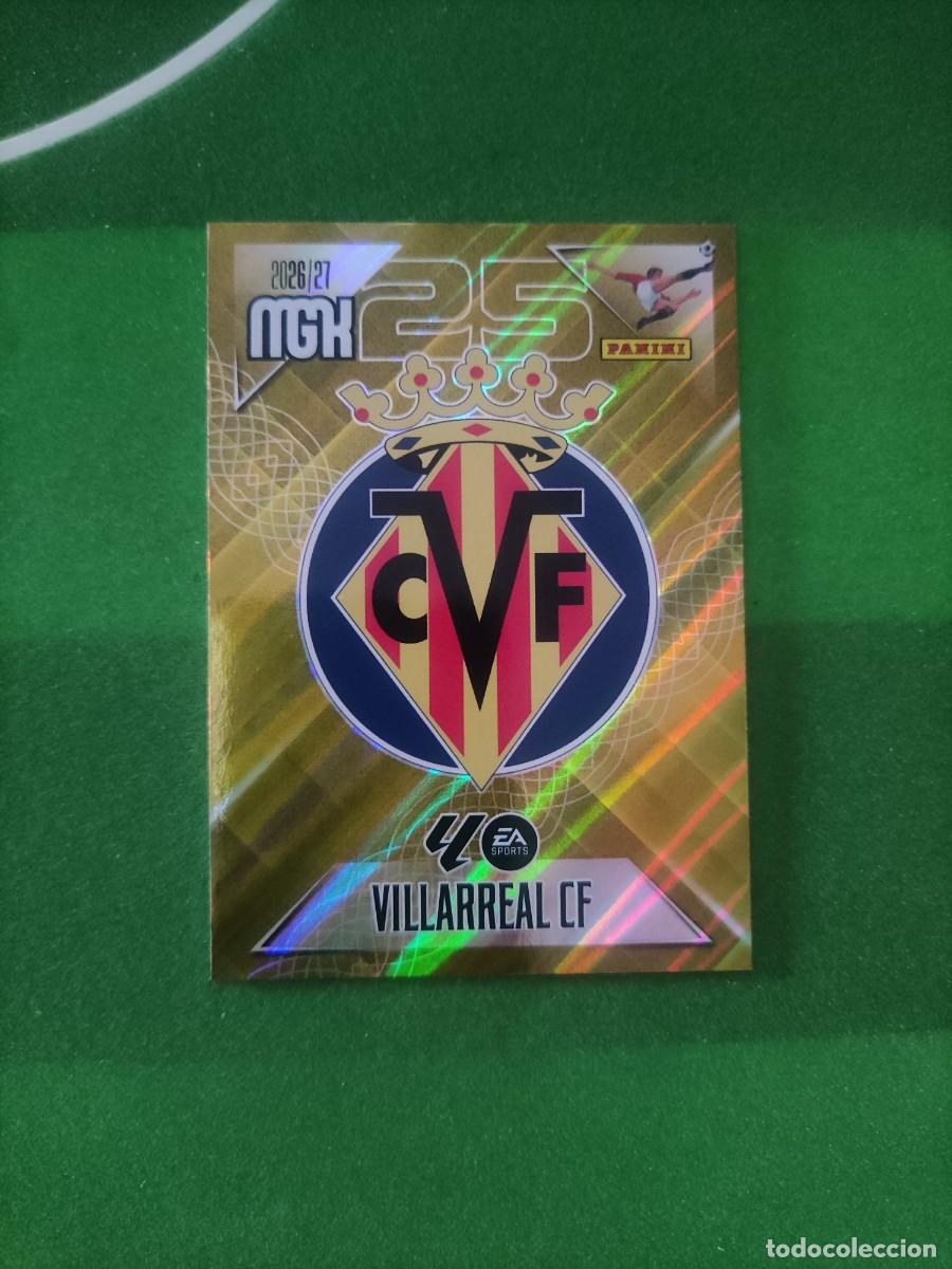 Football Stickers: 361 Escudo Villarreal Megacracks 2026/27 26/27