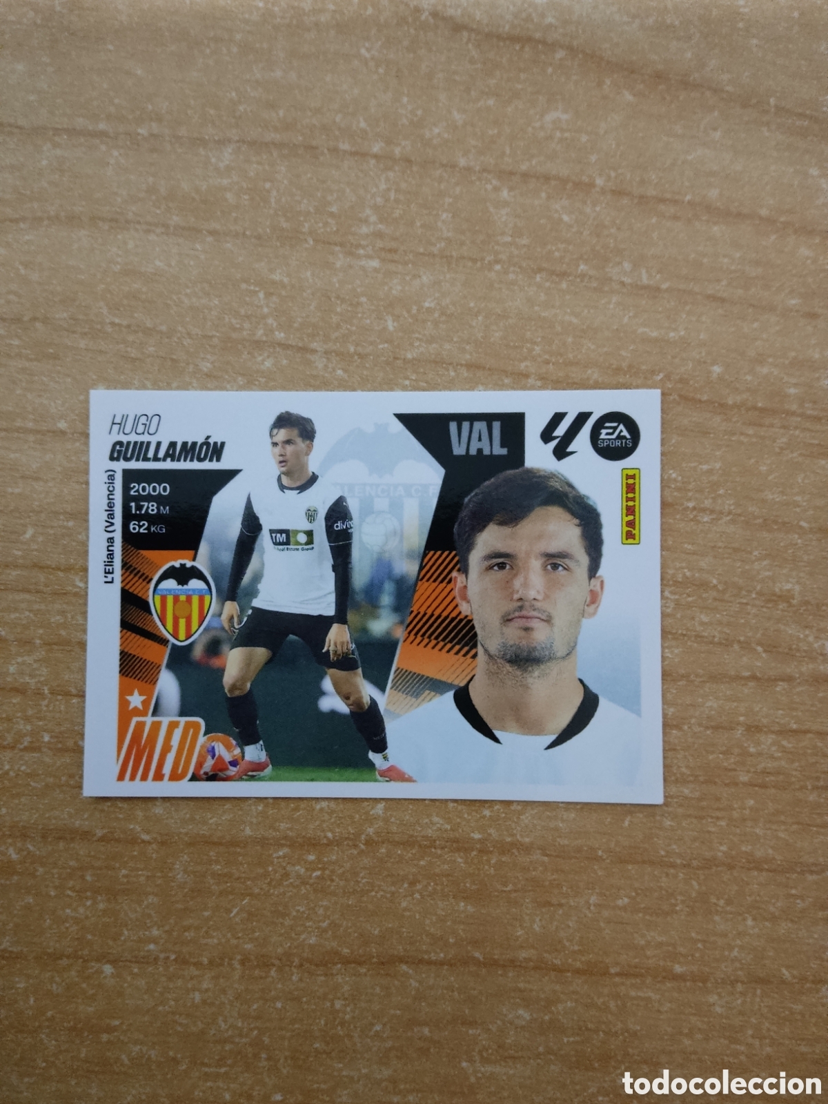 Football Stickers: 12 GUILLAMON VALENCIA LIGA ESTE 2025 2026
