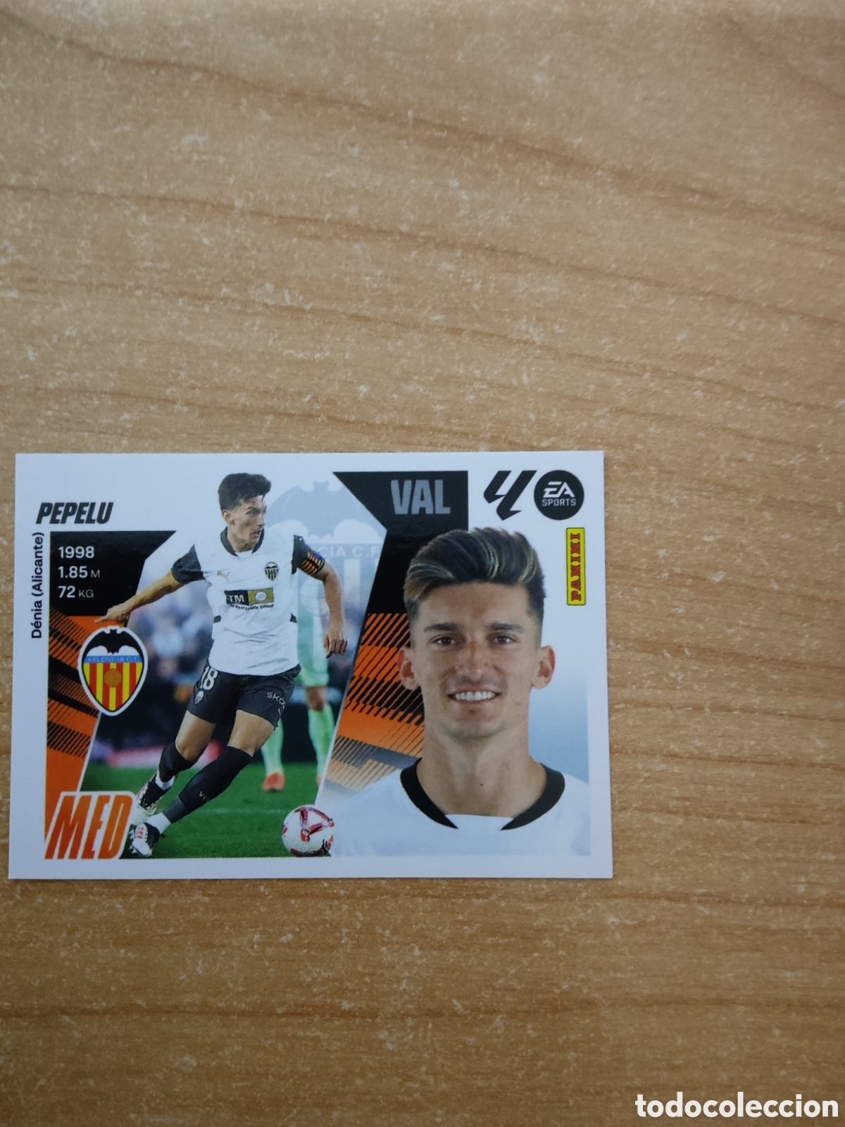 Football Stickers: 13 PEPELU VALENCIA LIGA ESTE 2025 2026