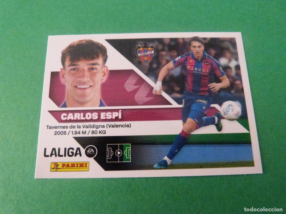 Football Stickers: CROMO FUTBOL CARLOS ESPI U.D. LEVANTE SIN PEGAR N&ordm; 20 LIGA ESTE 2026-2027/26-27 PANINI