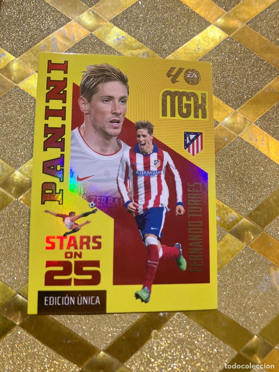 Football Stickers: CROMO FUTBOL NUMERO 432 FERNANDO TORRES ATLETICO MADRID STARS ON 25 2026 2027 MEGACRAKS MGK PANINI !
