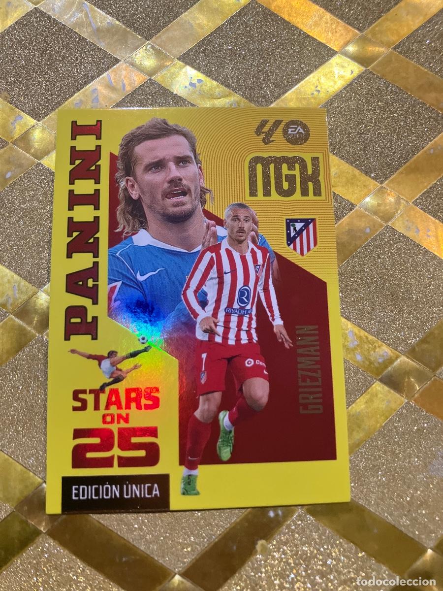Football Stickers: CROMO FUTBOL NUMERO 443 GRIEZMANN ATLETICO MADRID STARS ON 25 2026 2027 MEGACRAKS MGK PANINI !