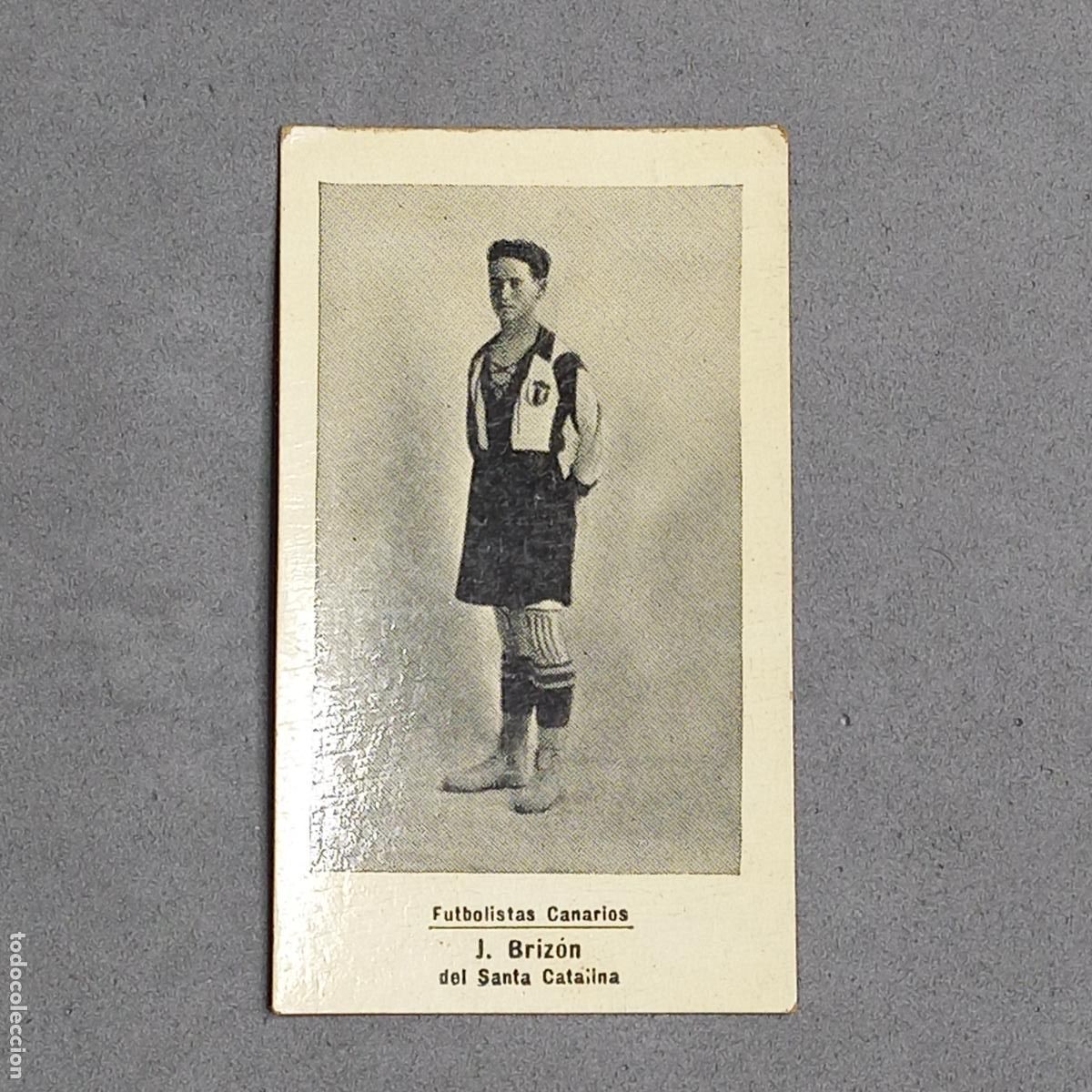 Fu&szlig;ball-Sticker: Futbolistas Canarios Colecci&oacute;n Florisle&ntilde;a. Las Palmas Serie A. N&ordm; 59 J Brizon, Sta Catalina, a&ntilde;os 20