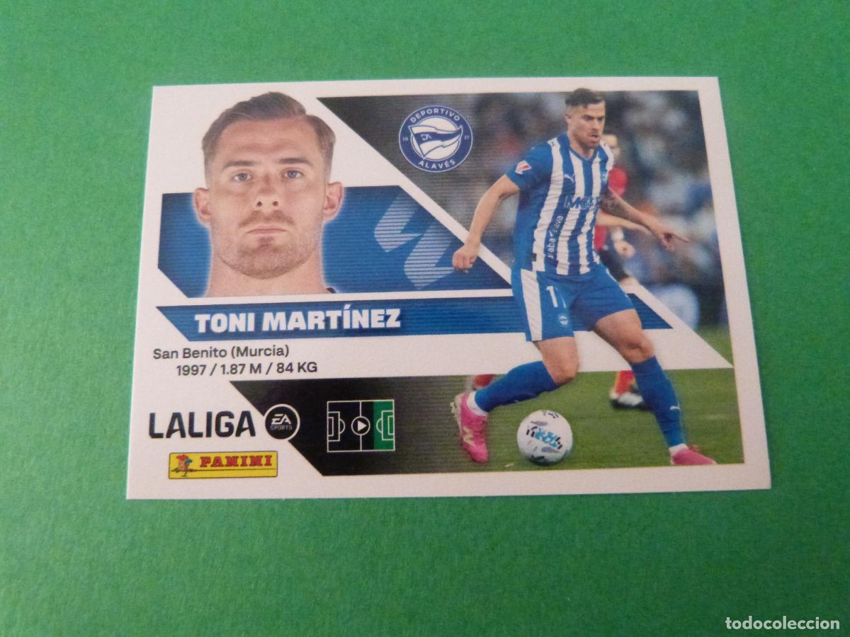 Figurine di Calcio: CROMO FUTBOL TONI MARTINEZ DEPORTIVO ALAV&Eacute;S SIN PEGAR N&ordm; 19 LIGA ESTE 2026-2027/26-27 PANINI