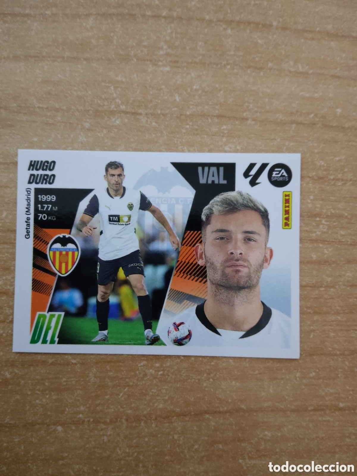 Cartes &agrave; collectionner de Football: 19 HUGO DURO VALENCIA LIGA ESTE 2025 2026