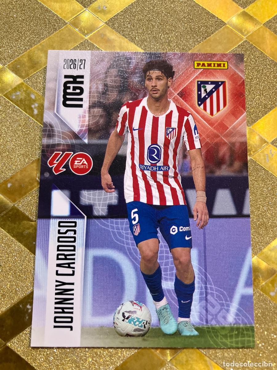 Cromos de f&uacute;tbol: CROMO DE FUTBOL NUMERO 66 JONNY CARDOSO ATLETICO DE MADRID LIGA 2026 2027 MEGACRAKS MGK PANINI !