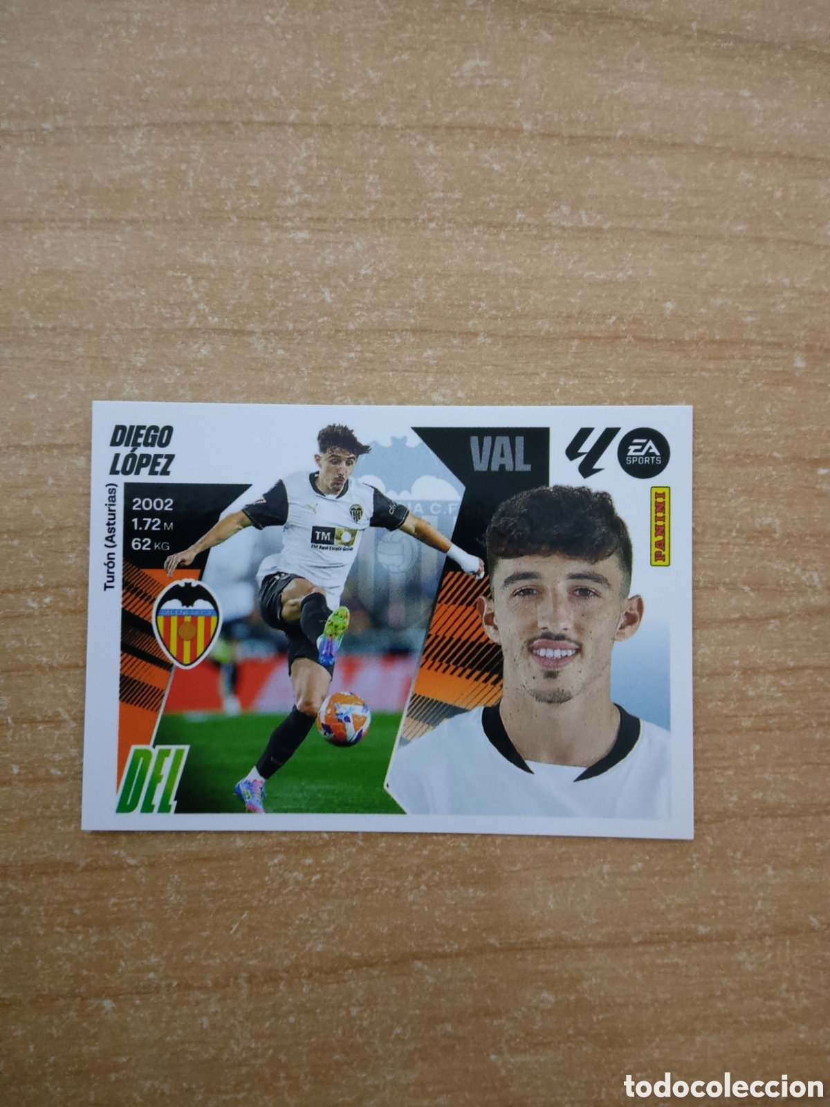Cromos de f&uacute;tbol: 20 DIEGO LOPEZ VALENCIA LIGA ESTE 2025 2026