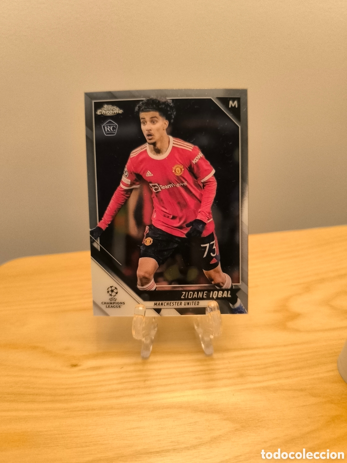 Cromos de f&uacute;tbol: Rookie card de Zidane Iqbal Topps Chrome