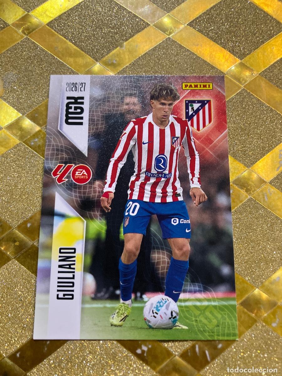 Cromos de f&uacute;tbol: CROMO DE FUTBOL NUMERO 69 GIULIANO SIMEONE ATLETICO DE MADRID LIGA 2026 2027 MEGACRAKS MGK PANINI !