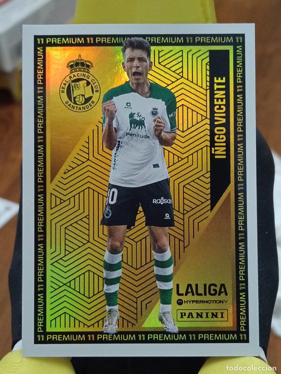 Cromos de f&uacute;tbol: Liga Hypermotion 24/25 - &Iacute;&ntilde;igo Vicente - Racing - ( Premium 11 )