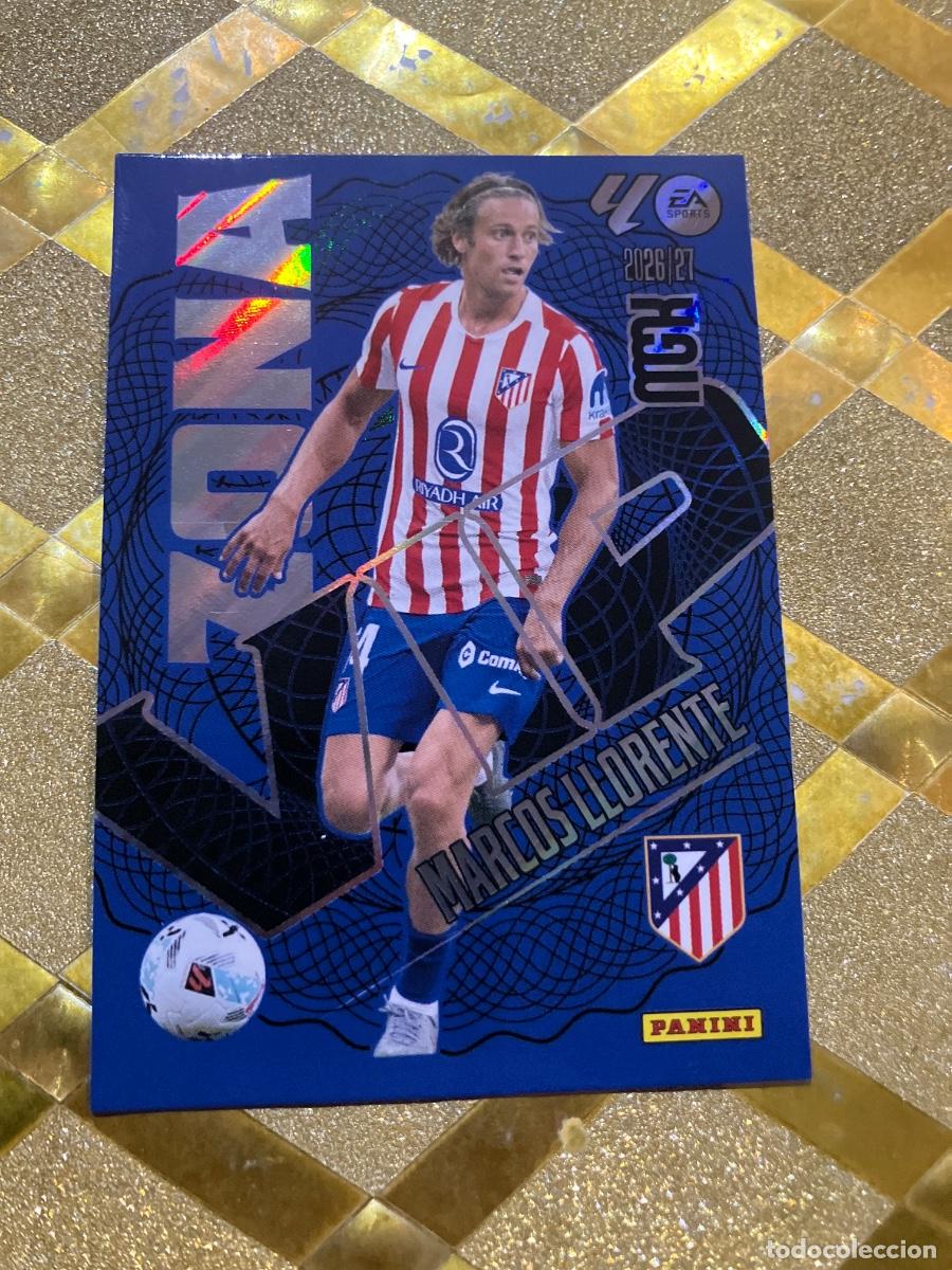 Cromos de f&uacute;tbol: CROMO FUTBOL NUMERO 401 MARCOS LLOREN ATLETICO MADRID ZONA VIP LIGA 2026 2027 MEGACRAKS MGK PANINI !