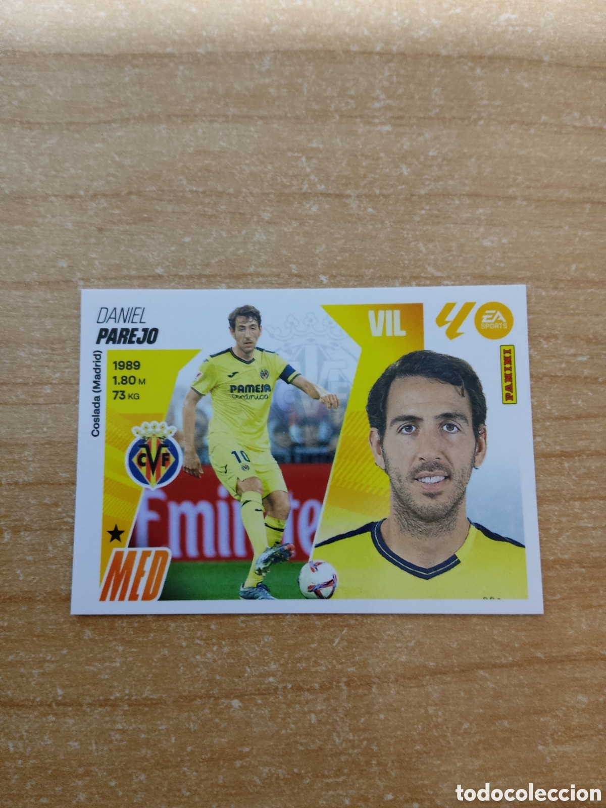 Cromos de f&uacute;tbol: 13 PAREJO VILLARREAL LIGA ESTE 2025 2026