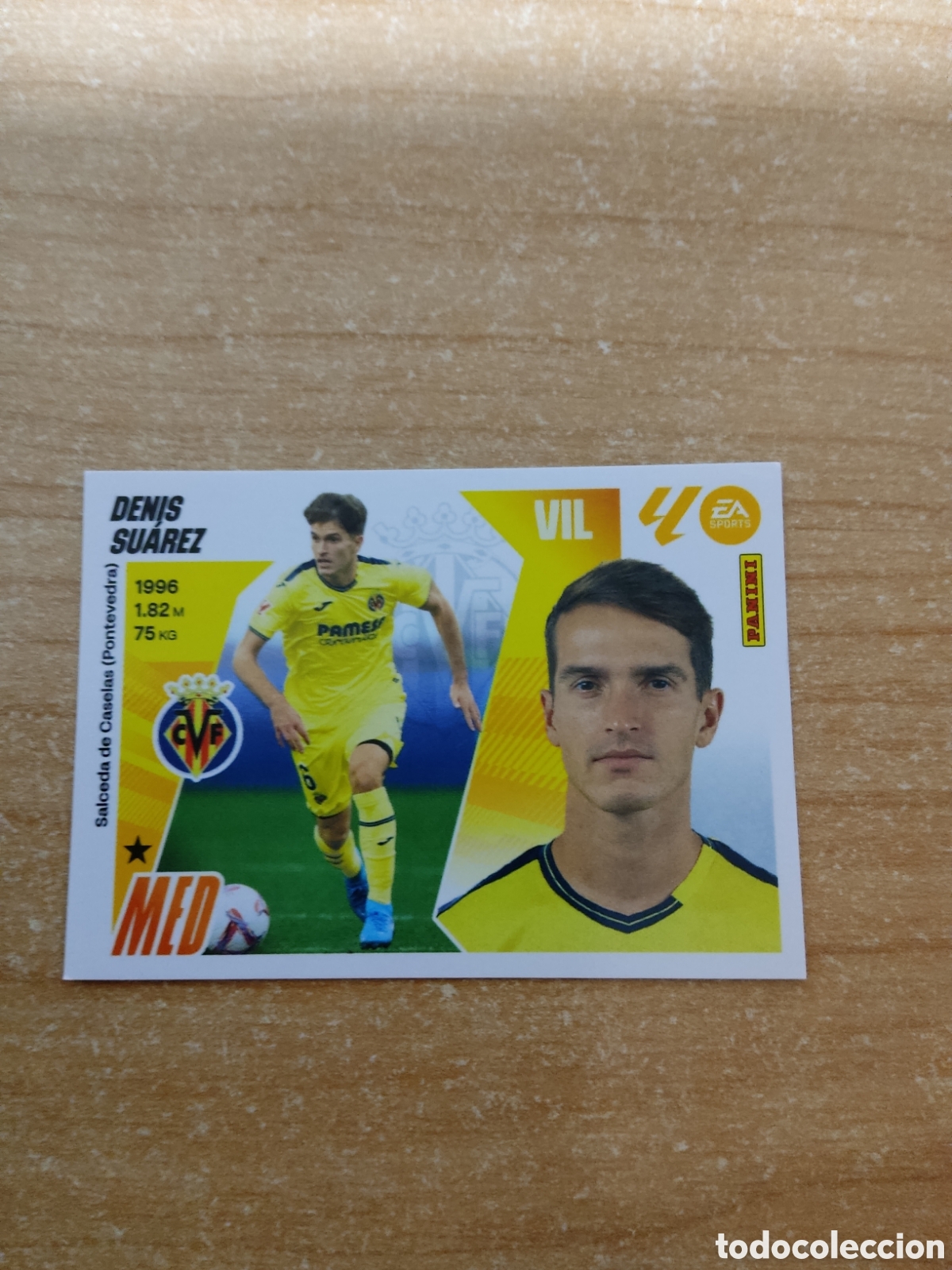 Cromos de f&uacute;tbol: 14 DENIS SUAREZ VILLARREAL LIGA ESTE 2025 2026