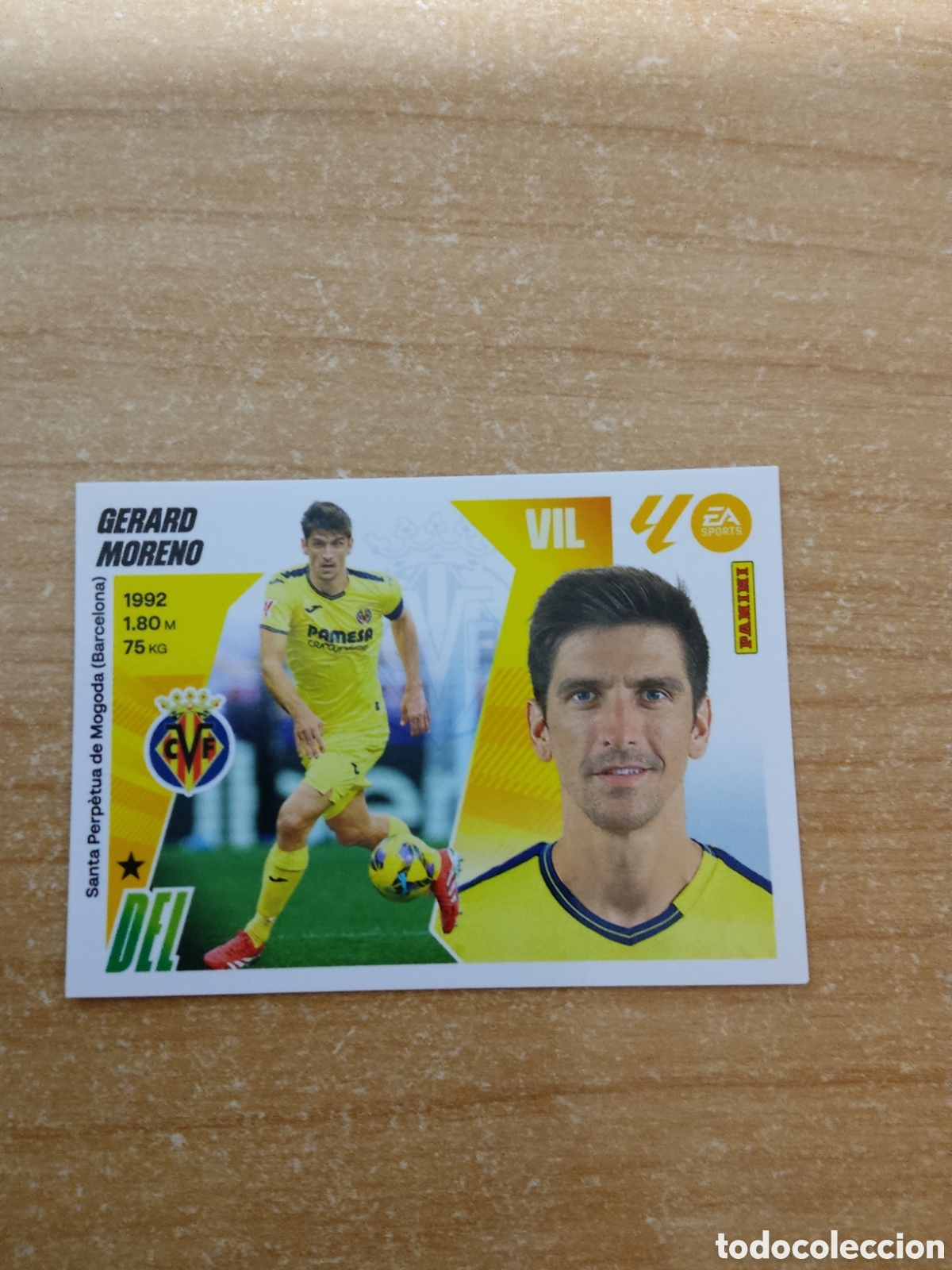 Cromos de f&uacute;tbol: 18 GERARD MORENO VILLARREAL LIGA ESTE 2025 2026