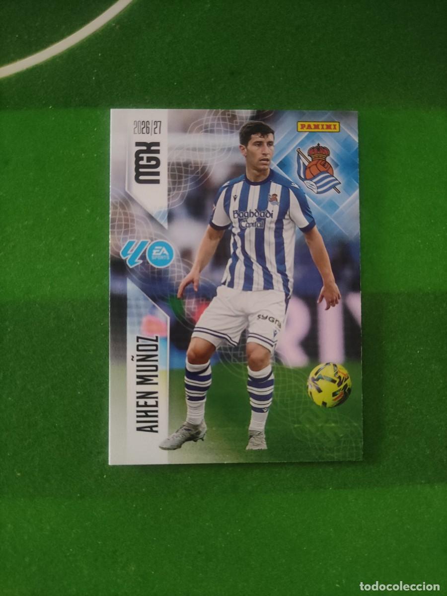 Cromos de f&uacute;tbol: 314 Aihen Mu&ntilde;oz Real Sociedad Megacracks 2026/27 26/27