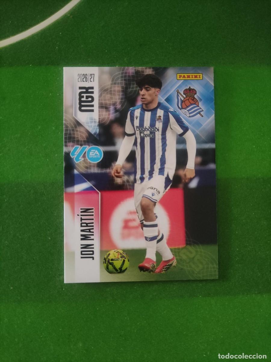 Cromos de f&uacute;tbol: 311 Jon Mart&iacute;n Real Sociedad Megacracks 2026/27 26/27