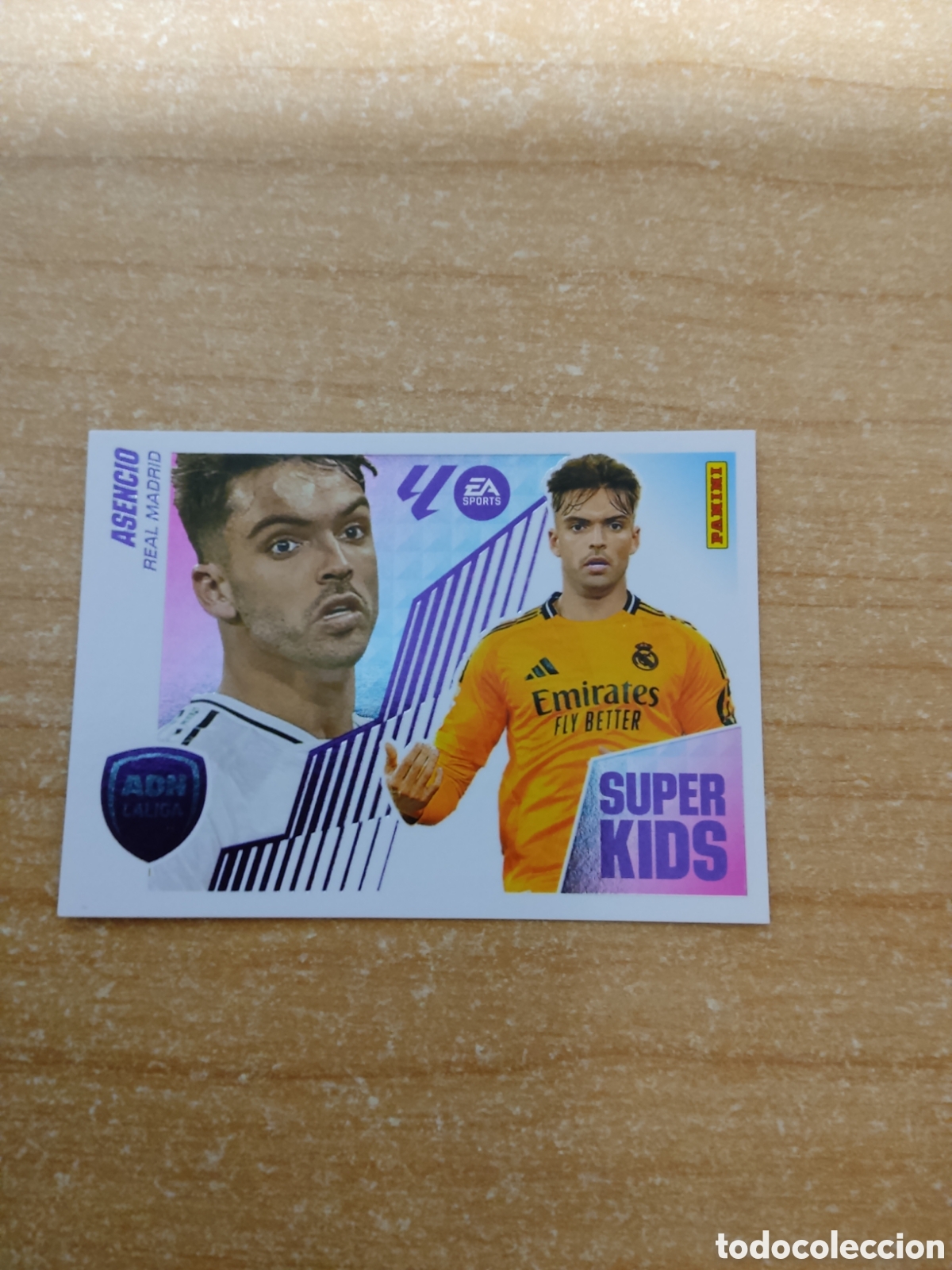 Cromos de f&uacute;tbol: 1 ASENCIO SUPER KIDS REAL MADRID LIGA ESTE 2025 2026