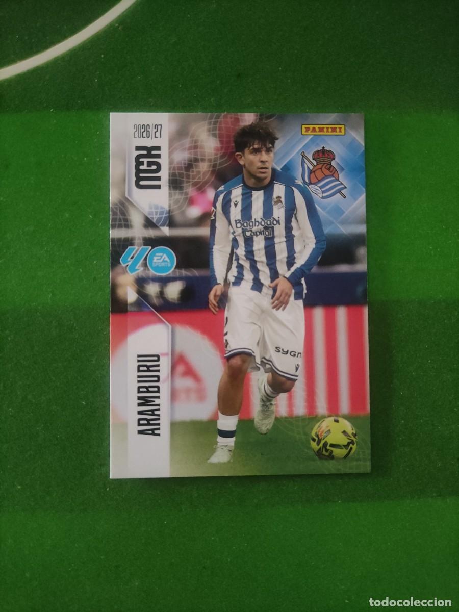 Cromos de f&uacute;tbol: 310 Aramburu Real Sociedad Megacracks 2026/27 26/27